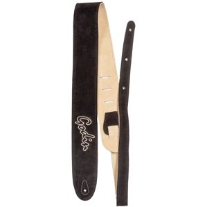 Godin Brown Suede Embroidery