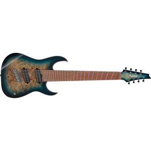 Ibanez RGMS8PB Cosmic Blue Starburst