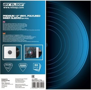 Reloop Premium 12'' Vinyl Polylined Inner Sleeves