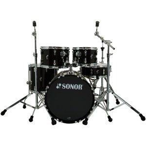 Sonor AQX Kids Black Midnight Sparkle 5 Piece Drum Set