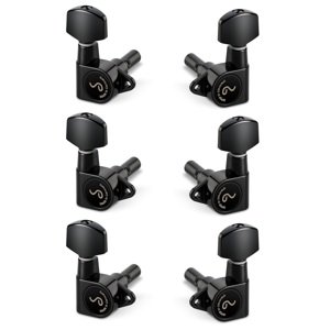 Schaller M6 135 3 left + 3 right Black