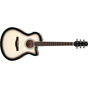 Ibanez AAM370M1CE Transparent Panda