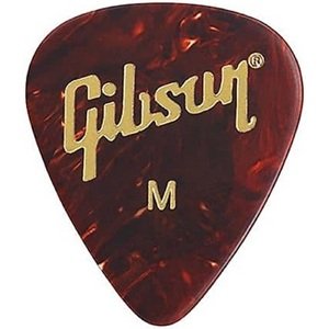 Gibson Celluloid Guitar Picks Tortoise Medium