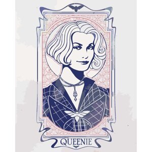 Zuty Maľovanie podľa čísel Secesná Queenie (Fantastické zvery)