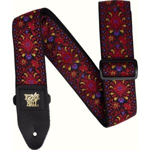 Ernie Ball Classic Jacquard Guitar/Bass Strap Gitarový pás Crimson Royal Bloom