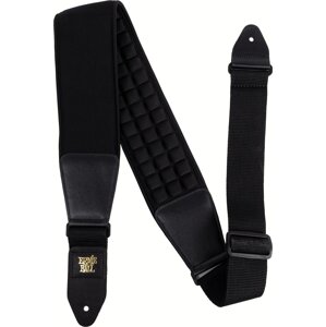 Ernie Ball Cloud Comfort Guitar/Bass Strap Gitarový pás Black
