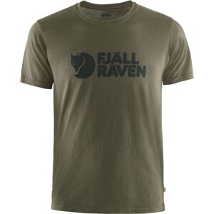 Fjällräven Logo M Dark Olive 2XL Tričko