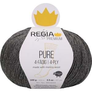 Regia Premium Pure 00091 Mid Grey Mel. Pletacia priadza