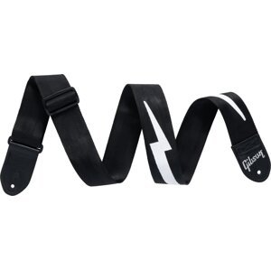 Gibson The Lightning Bolt Seatbelt Gitarový pás Black