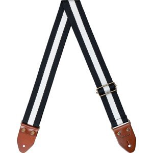 Cascha CGS-CD4 Cotton Gitarový pás Black & White