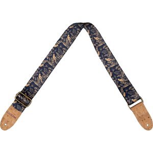Cascha CGS-VC2 Vegan Cork Gitarový pás Midnight Birds