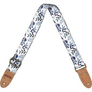 Cascha CGS-VC3 Vegan Cork Gitarový pás Blue Twigs