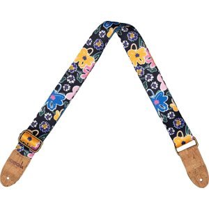 Cascha CGS-VC5 Vegan Cork Gitarový pás Floral Sketch