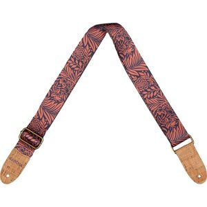 Cascha CGS-VC7 Vegan Cork Gitarový pás Rose Jungle