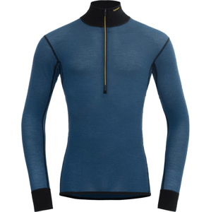 Devold Wool Mesh 190 Zip Neck Man Flood/Caviar M Termoprádlo
