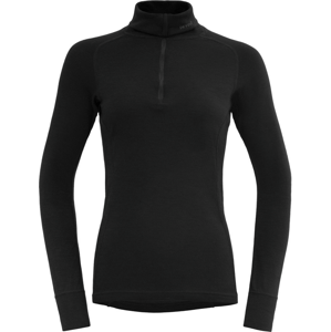 Devold Duo Active Merino 205 Zip Neck Woman Black XL Termoprádlo