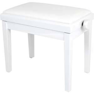 Pianonova HY-PJ023 Drevená klavírna stolička White Gloss