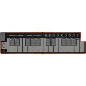 Korg nanoKEY Fold MIDI keyboard Lava Orange