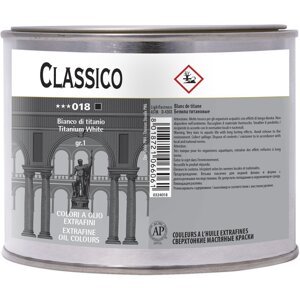 Maimeri Classico Olejová farba Titanium White 500 ml 1 ks