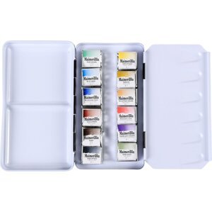 Maimeri Blu Sada akvarelových farieb Travel Kit 12 x 1,5 ml